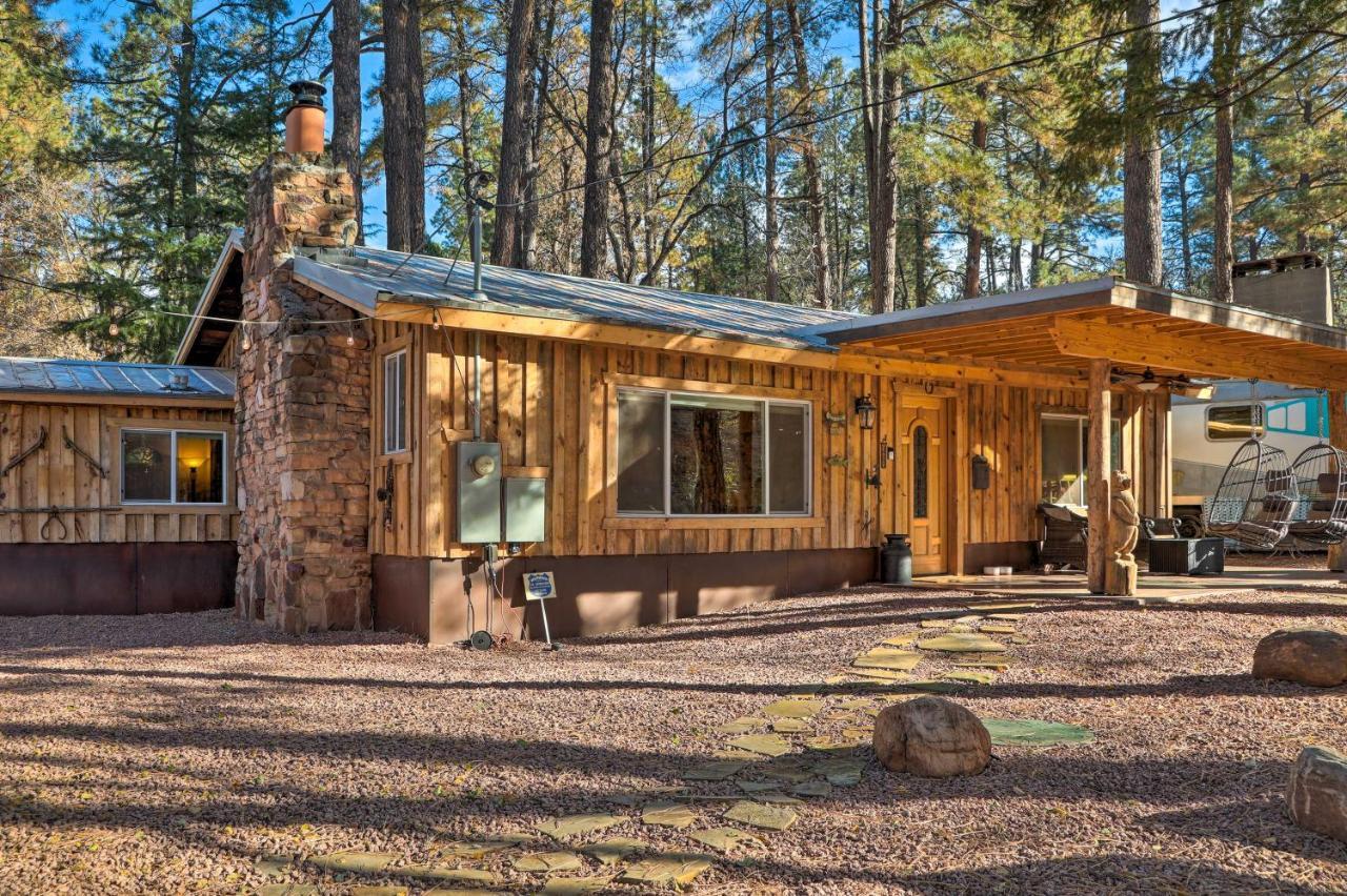 Cozy Cabin Retreat With Patio And Fenced Yard Payson Eksteriør bilde